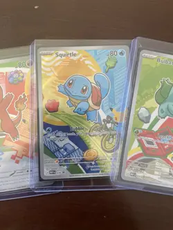 Pokemon First Partner Promo Cards Charmander Squirtle Bulbasaur 30th Anniversary - Image 3