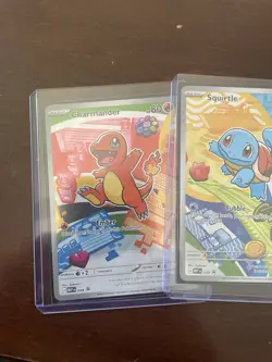 Pokemon First Partner Promo Cards Charmander Squirtle Bulbasaur 30th Anniversary - Image 4
