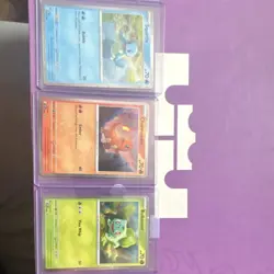 151 Pokemon Squirtle Charmander Bulbasaur Promo collection set Cards - Image 1