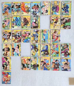 SUPER STREET FIGHTER 2 CARDDASS CARDS VINTAGE JAPAN BANDAI 1993 RARE SET TCG/CCG - Image 1