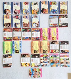 SUPER STREET FIGHTER 2 CARDDASS CARDS VINTAGE JAPAN BANDAI 1993 RARE SET TCG/CCG - Image 2
