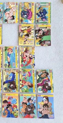 SUPER STREET FIGHTER 2 CARDDASS CARDS VINTAGE JAPAN BANDAI 1993 RARE SET TCG/CCG - Image 4
