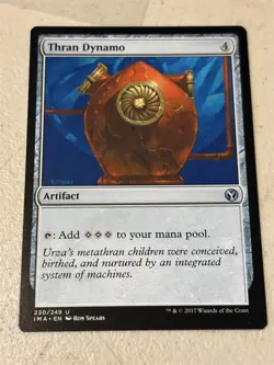 mtg Thran Dynamo, artifact, Iconic Masters, slight play - Image 1