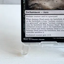 MTG Animate Dead Eternal Masters Magic EMA (078/249) English Black LP - Image 4