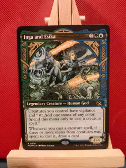 Inga and Esika (Showcase) - March of the Machine - Rare - NM - MTG - Image 1