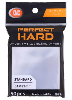 50 KMC Perfect HARD Inner Sleeves Card Protectors Barrier Standard 64mm x 89mm - Image 1