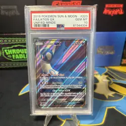 PSA 10 Latios GX 223/236 Unified Minds Full Art Graded Pokemon Card - Image 1