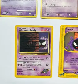 GENGAR FAMILY POKEMON PREMIUM LOT OF 7 SABRINA'S HAUNTER 58/132 GASTLY 109/165 - Image 4
