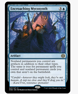 "MTG Encroaching Mycosynth - Phyrexia All Will Be One ONE 2023 NM Rare - Image 1