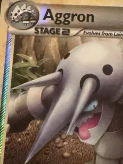 Aggron 1/102 Reverse Holo Rare Triumphant 2010 Pokemon 2010 - Image 2