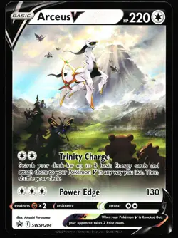 ARCEUS V SWSH204 HOLO PROMO SWORD & SHIELD PROMO POKEMON NM - Image 1