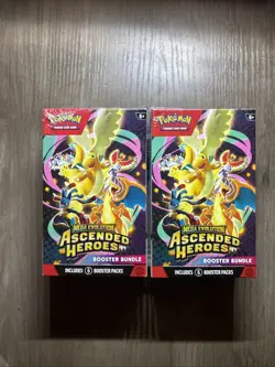 Pokemon TCG Ascended Heroes Booster Bundle Sealed Lot x2 - Image 1