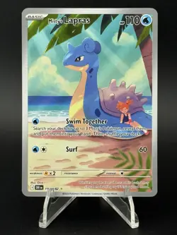 Misty's Lapras 194/182 Illustration Rare Pokemon Destined Rivals - Image 1
