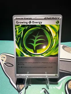 Growing Grass Energy 086/088 Rare Perfect Order Pokemon Reverse Holo LP - Image 1