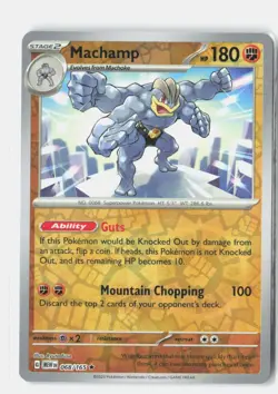 Machamp Reverse Holo 068/165 Rare 151 Pokemon Near Mint - Image 1