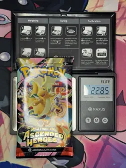 Ascended Heroes HEAVY!!! (22.85g) Pokemon TCG Booster Pack Potential GOD PackU - Image 1