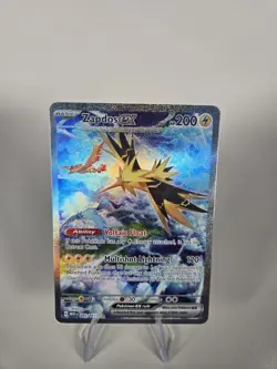 Pokemon 151 Zapdos EX Full Art Holo Special Illustration Rare 202/165 - Image 1