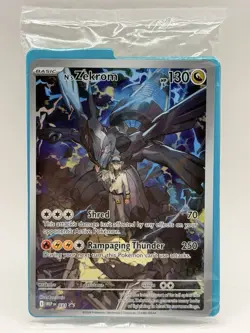 N’s Zekrom 031 Black Star Promo Full Art Ascended Heroes ETB Pokemon TCG SEALED - Image 1
