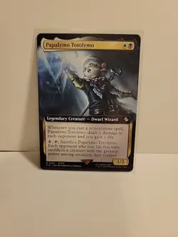 MTG Papalymo Totolymo (Extended Art) Normal NM Commander: FINAL FANTASY Magic 18 - Image 1