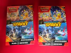 Pokemon TCG: Surging Sparks - Booster Bundle x 2 (6 Packs ea) - New Sealed - Image 1