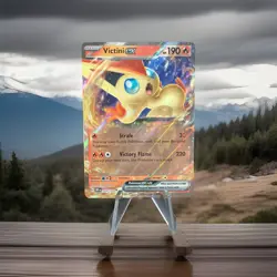 Victini ex 033/197 - SV03: Obsidian Flames Holo LP Pokemon TCG NM / MINT - Image 1