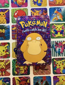 Pokemon 151 Vintage Pocket Monsters Vending HOLO Prism Sticker 2000 Nintendo - Image 3