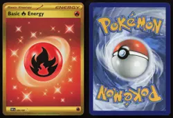 Basic Fire Energy 230/197 Hyper Rare Obsidian Flames Pokemon English NM - Image 3