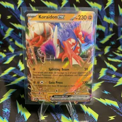 Pokemon Koraidon EX 124/197 SV03: Obsidian Flames Double Rare Holo 230HP - Image 1
