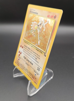 Pokemon TCG Hitmonlee 7/62 Fossil Set Vintage Holo Rare Unlimited LP - Image 3