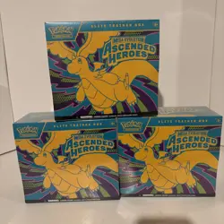 3X Pokemon TCG Mega Evolution - Ascended Heroes Elite Trainer Box [ETB] ✅SEALED✅ - Image 1