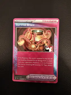 Pokemon TCG - Survival Brace 164/167 Play Stamped Prize Pack Series 6 Holo - Image 1