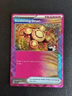 Pokemon TCG - Awakening Drum 141/162 Play Stamped Prize Pack Series 5 ACE Spec - Image 1