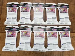 X10 Pokemon TCG Fusion Strike Sleeved Booster Pack Sealed Packs - Image 2
