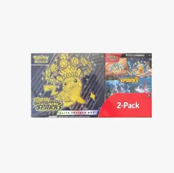 Pokemon Surging Sparks Elite Trainer Box and Booster Bundle Costco, 2-Pack - Image 1