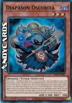 DIAPASON OSCURITA • (Darkness Resonator) • Super R • BLZD IT001 • 1Ed • Yugioh! - Image 1