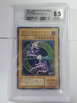 Dark Magician Ultimate Japanese Yu-Gi-Oh LN 2001 BGS 8.5 - Image 1
