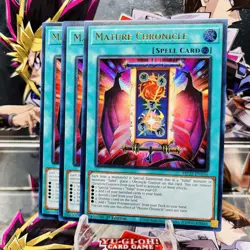 3x Yugioh Playset Mature Chronicle MP25-EN166 Ultra Rare 1st Ed Near Mint - Image 1