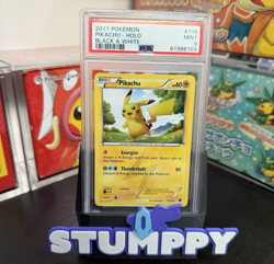 PSA 9 PIKACHU 115/114 | Black & White Secret Rare Graded Pokemon Card HK - Image 1