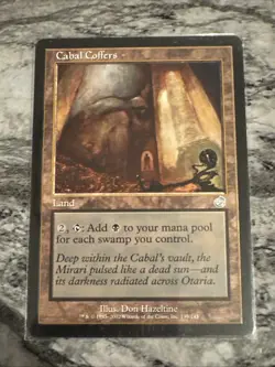Magic the Gathering Cabal Coffers Torment Regular Card - Image 1