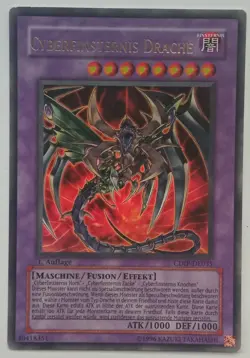 Yu-Gi-Oh! TCG Cyberfinsternis Drache, CDIP-DE035 1.Auflage, Excellent - Image 1