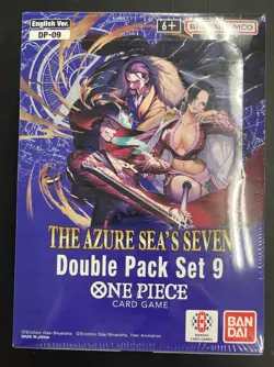 One Piece OP-14 EB-04 Azure Sea's Seven ENG Double Pack Set 09 SEALED Display - Image 1