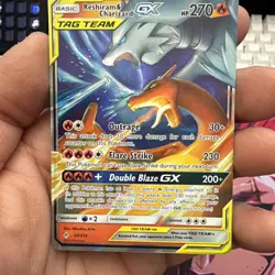 Reshiram & Charizard GX 20/214 Unbroken Bonds Ultra Rare Holo Pokemon Card NM - Image 3