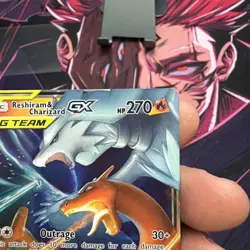 Reshiram & Charizard GX 20/214 Unbroken Bonds Ultra Rare Holo Pokemon Card NM - Image 5