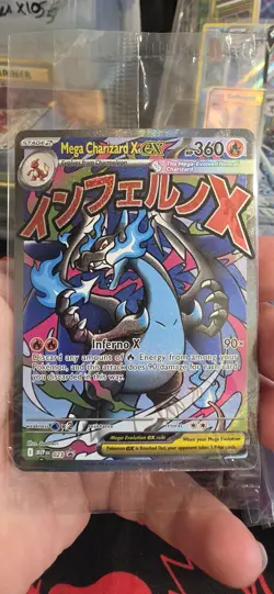 SEALED Mega Charizard X EX MEP 023 Oricorio 024 Pokemon UPC Promo Full Art Card - Image 1