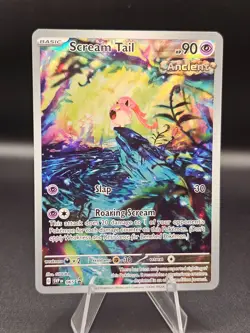 Scream Tail 065 Scarlet & Violet Black Star Promo Cards Holo Full Art 2023 NM - Image 1