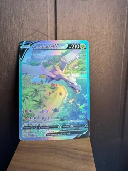 Aerodactyl V card from the Pokemon Lost Origin set (number 180/196). - Image 1