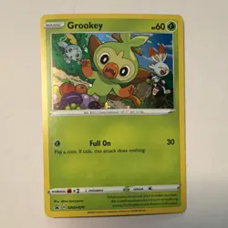Pokemon TCG Grookey Basic Promo Holo SWSH070 SWSH: Sword & Shield 60 HP Eng - Image 1