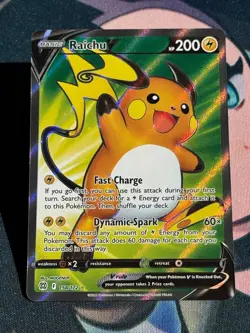 Raichu V 158/172 Ultra Rare Brilliant Stars Pokemon Near Mint - Image 1