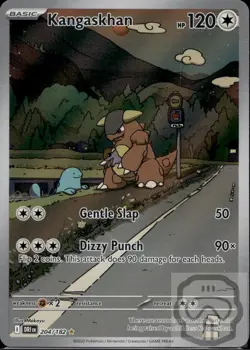 Kangaskhan 204/182 Illustration Rare Destined Rivals Pokemon Holo NM/M - Image 3