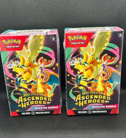 Pokemon TCG: Mega Evolution Ascended Heroes Booster Bundle Sealed Lot Of 2 - Image 1